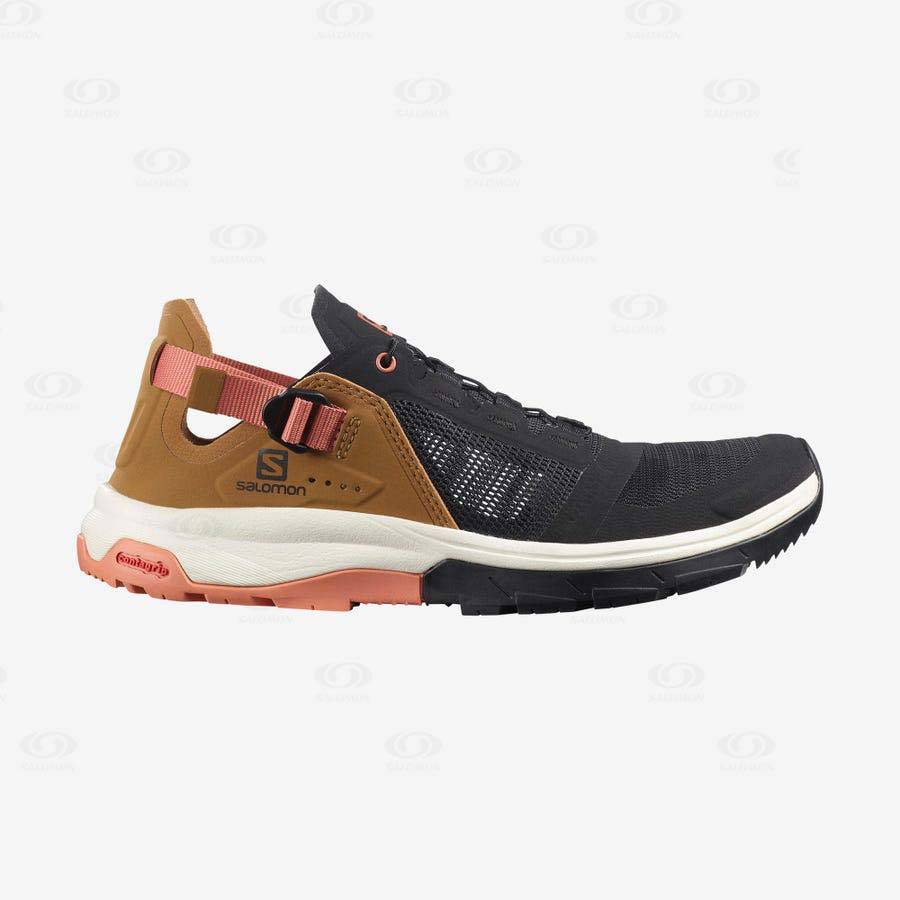 Dámské Boty do Vody Salomon TECH AMPHIB 4 Černé Hnědé | CZ-L1039