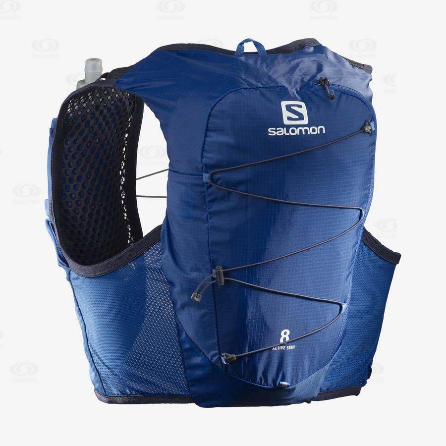 Dámské Běžecké Batohy Salomon ACTIVE SKIN 8 Blankyt | CZ-S2003