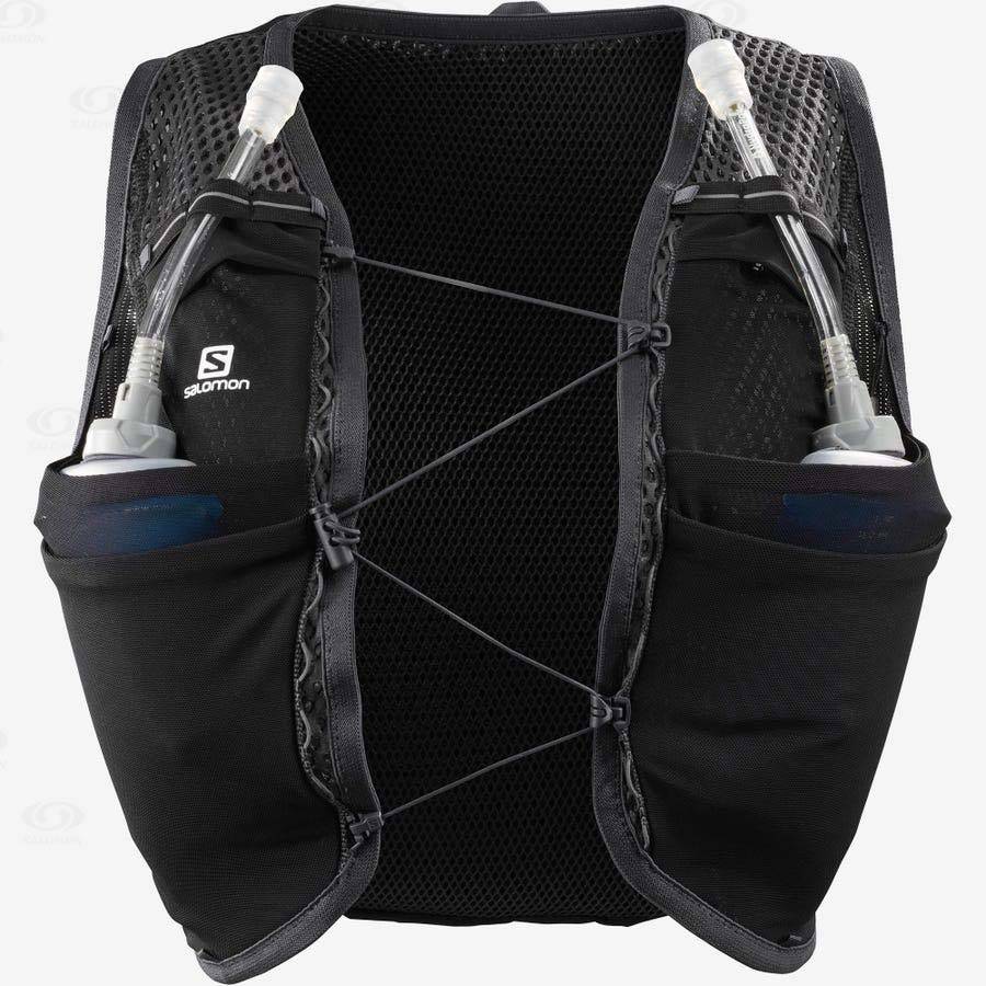 Dámské Běžecké Batohy Salomon ACTIVE SKIN 8 Černé | CZ-S2045
