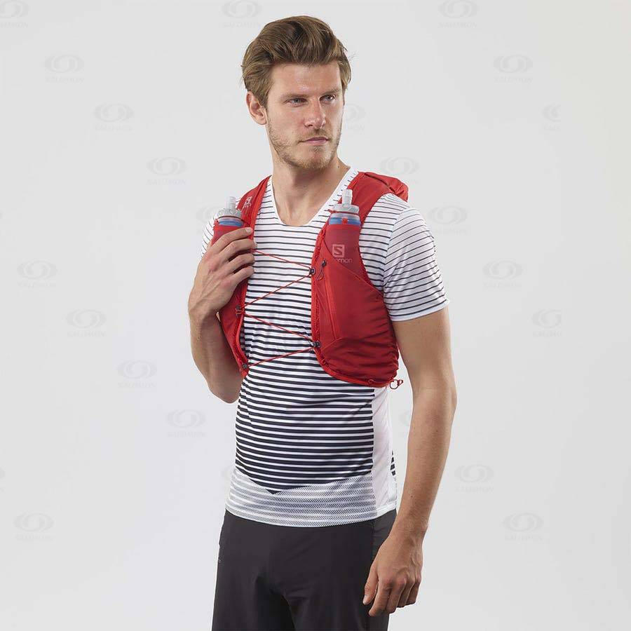 Dámské Běžecké Batohy Salomon ADV SKIN 12 Červené | CZ-M2000