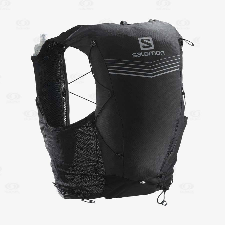 Dámské Běžecké Batohy Salomon ADV SKIN 12 Černé | CZ-M2294