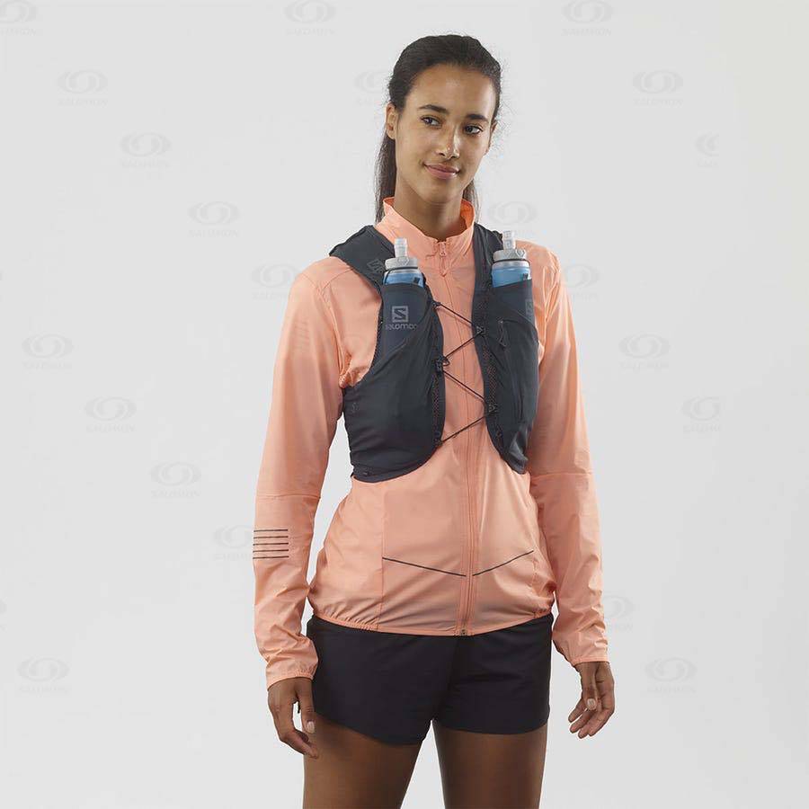 Dámské Běžecké Batohy Salomon ADV SKIN 5 Šedé | CZ-O1833