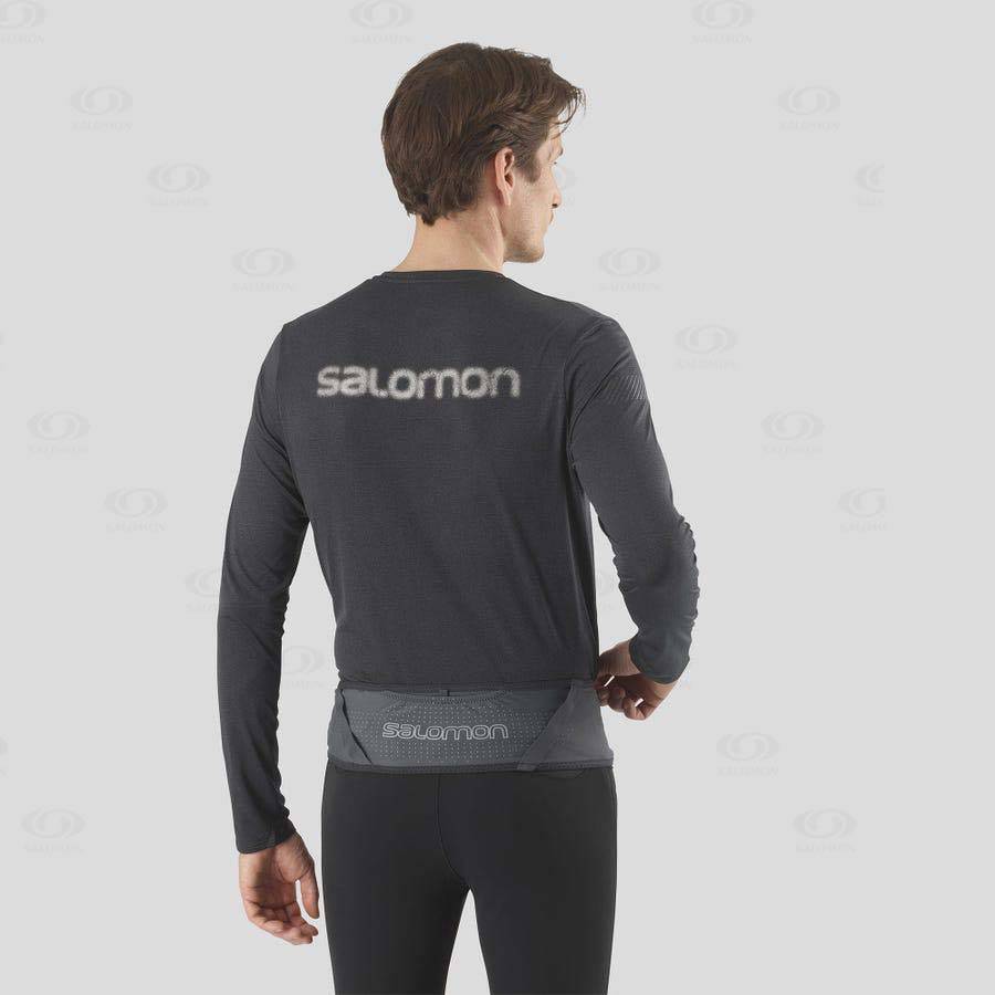 Dámské Běžecké Batohy Salomon NOCTURN PULSE Šedé | CZ-M1244