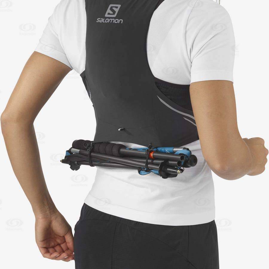 Dámské Běžecké Batohy Salomon SENSE PRO 5 Černé | CZ-A1388