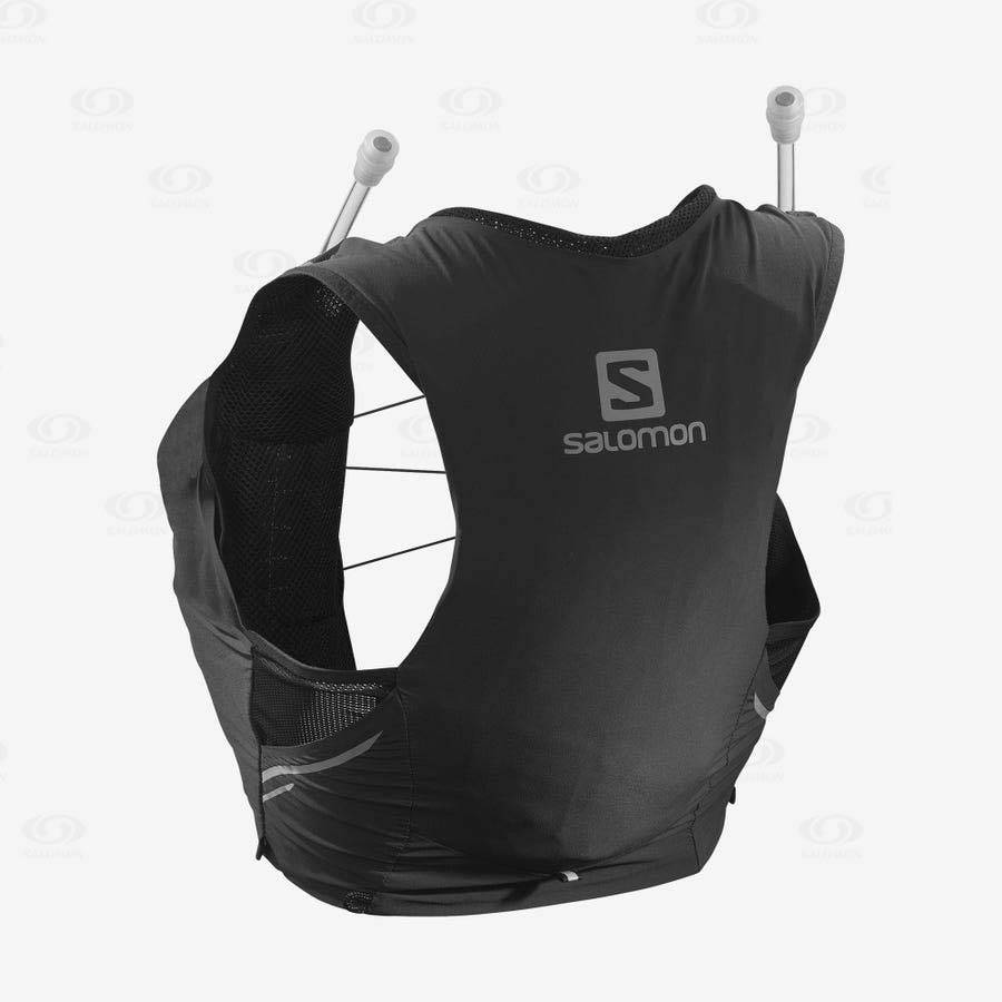 Dámské Běžecké Batohy Salomon SENSE PRO 5 Černé | CZ-A1388
