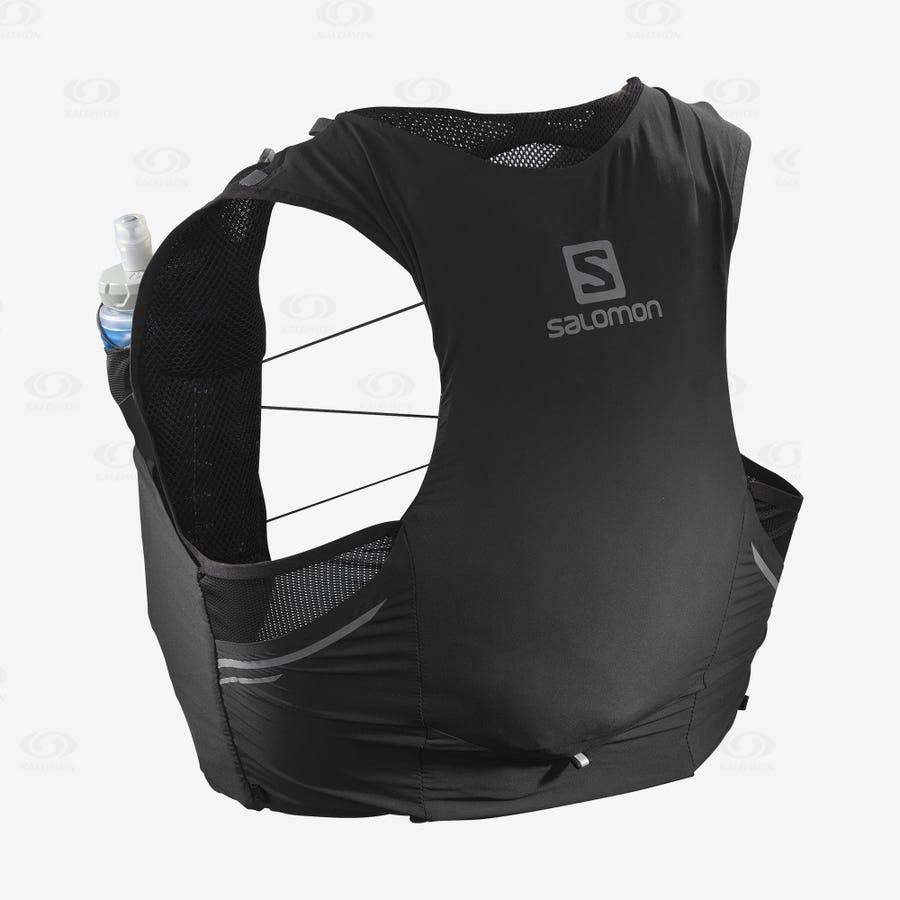 Dámské Běžecké Batohy Salomon SENSE PRO 5 Černé | CZ-N1652