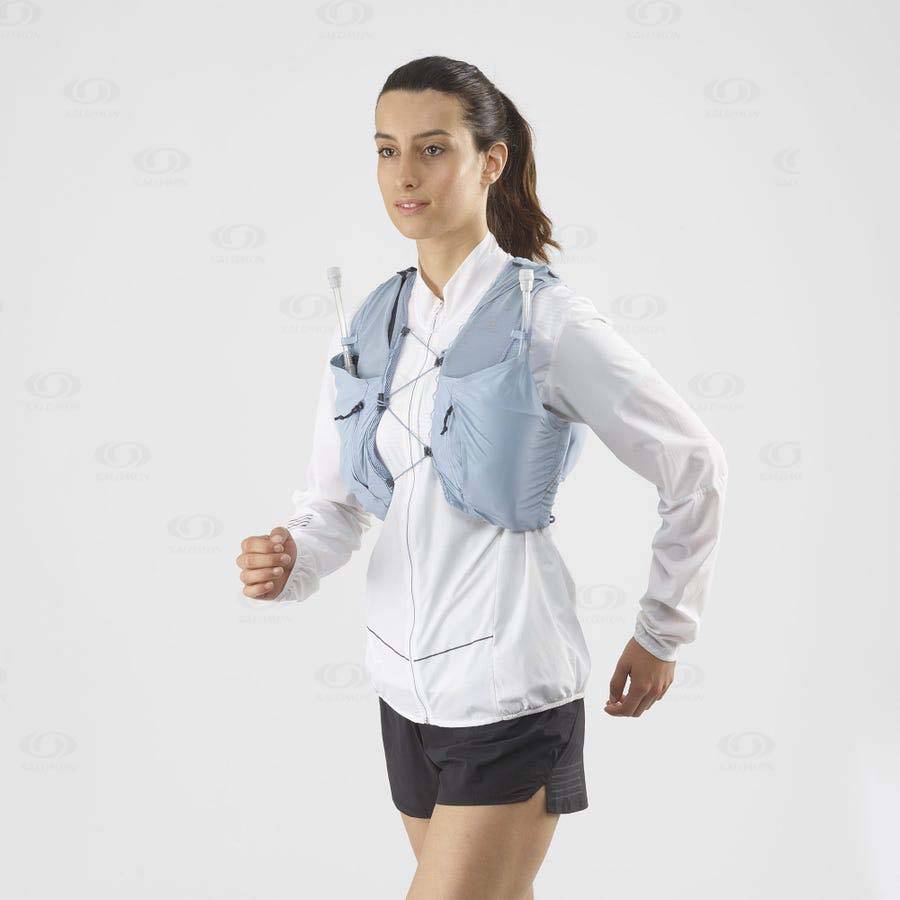 Dámské Běžecké Batohy Salomon SENSE PRO 10 Šedé | CZ-N1834