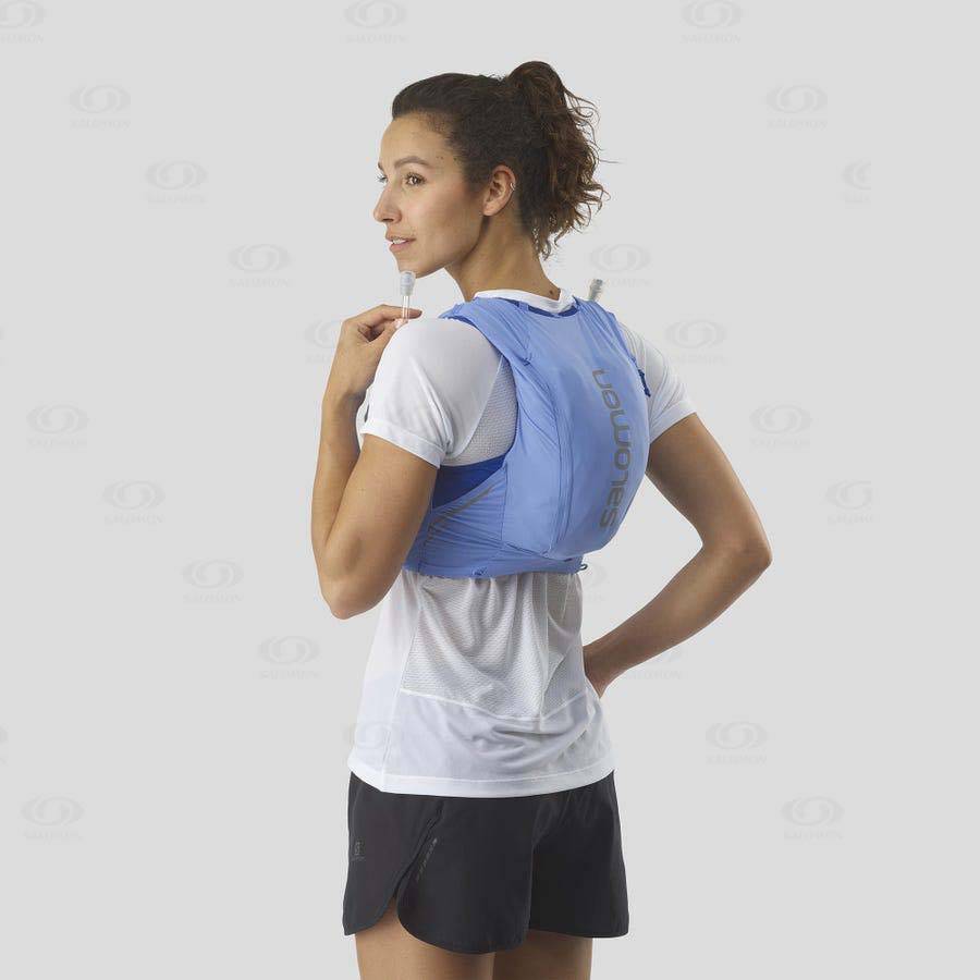 Dámské Běžecké Batohy Salomon SENSE PRO 10 Blankyt | CZ-N2590