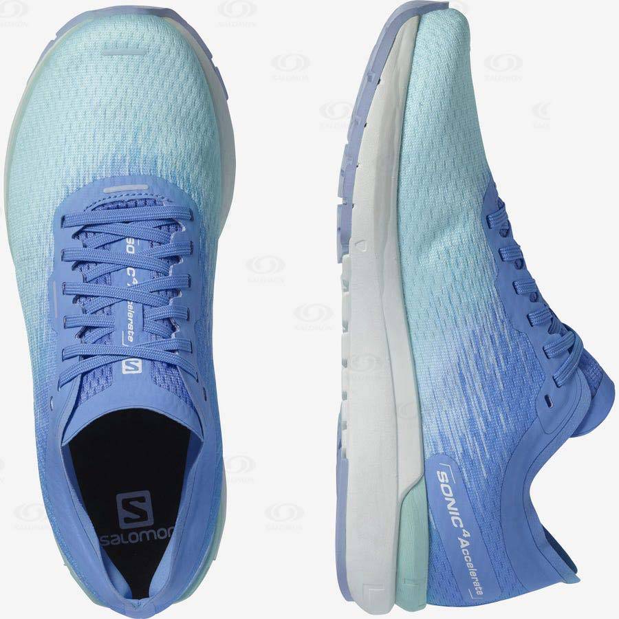Dámské Běžecké Boty Salomon SONIC 4 Accelerate Blankyt | CZ-A2032