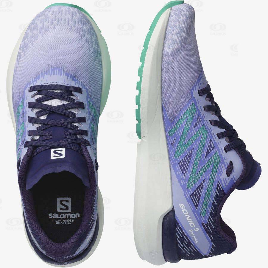 Dámské Běžecké Boty Salomon SONIC 5 BALANCE Fialové | CZ-A1073