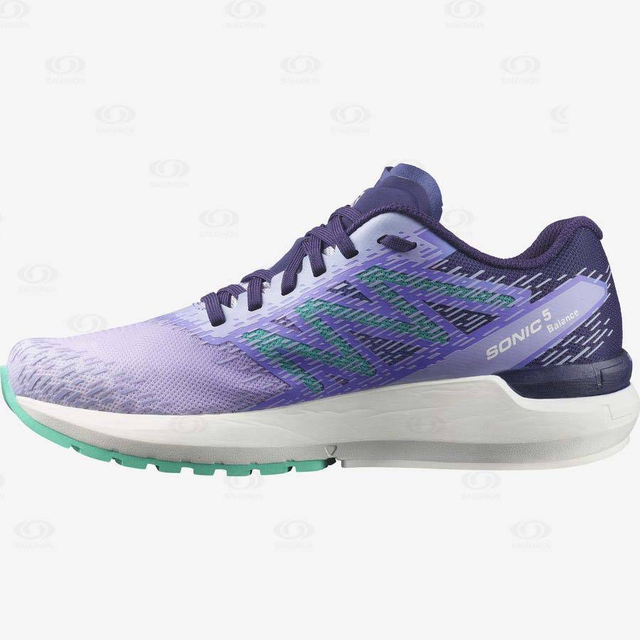Dámské Běžecké Boty Salomon SONIC 5 BALANCE Fialové | CZ-A1073