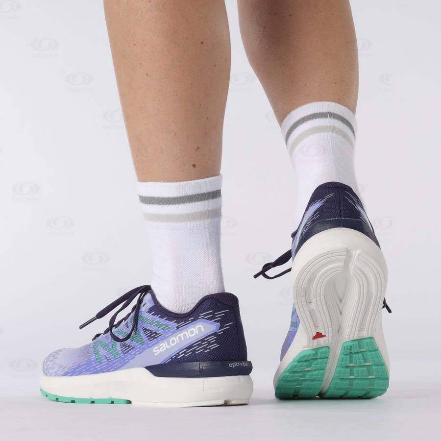 Dámské Běžecké Boty Salomon SONIC 5 BALANCE Fialové | CZ-A1073