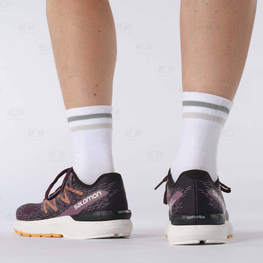Dámské Běžecké Boty Salomon SONIC 5 BALANCE Červené | CZ-S1919