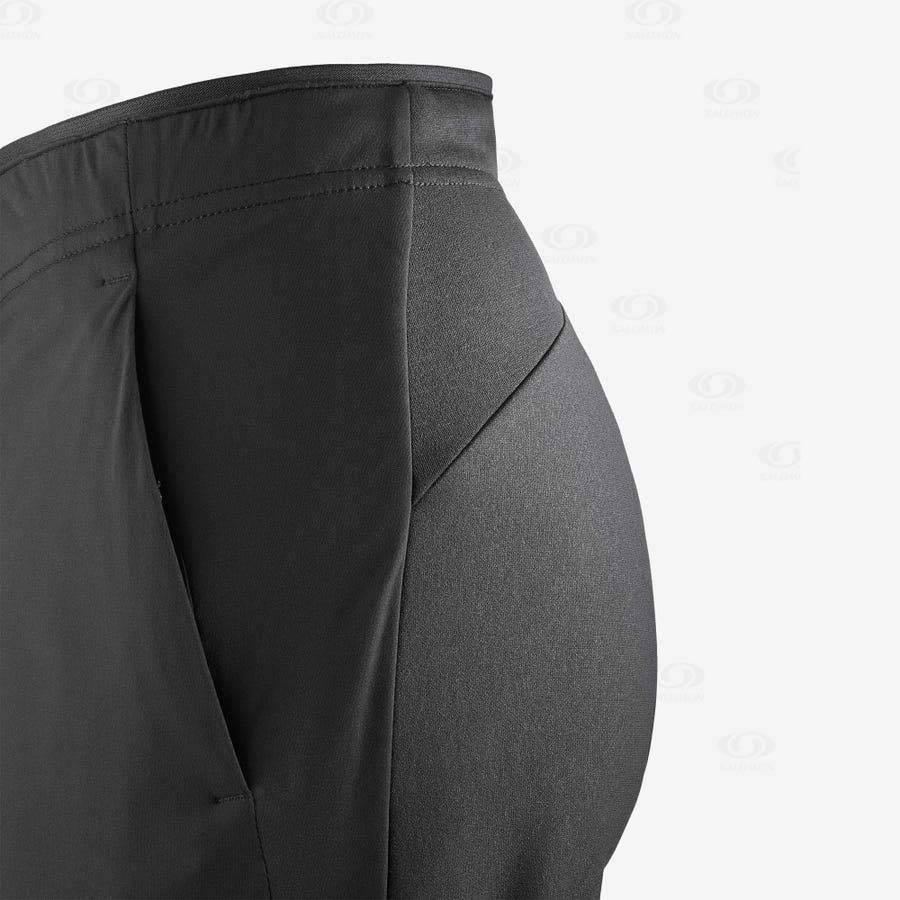 Dámské Kalhoty Salomon AGILE WARM Černé | CZ-O2260