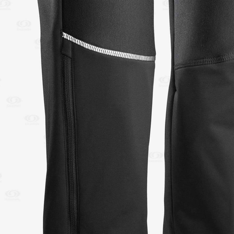 Dámské Kalhoty Salomon AGILE WARM Černé | CZ-O2260