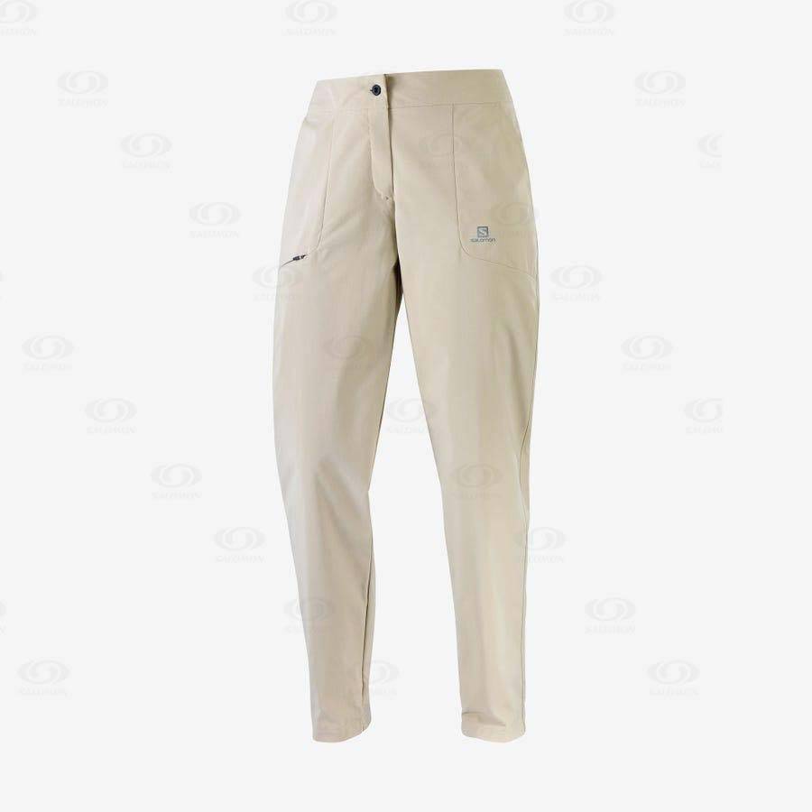 Dámské Kalhoty Salomon WAYFARER CITY Bílé | CZ-S1345