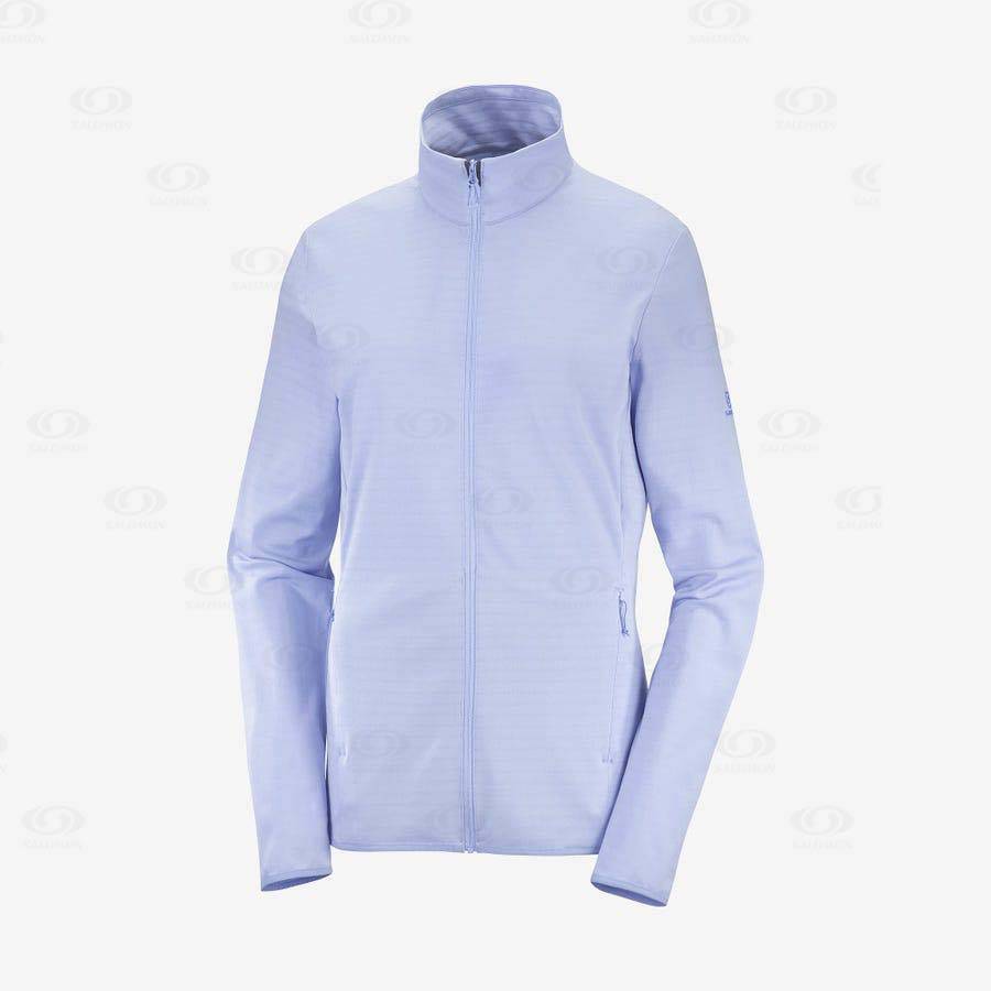 Dámské Mikiny S Kapucí Salomon ESSENTIAL LIGHTWARM Blankyt | CZ-A1444