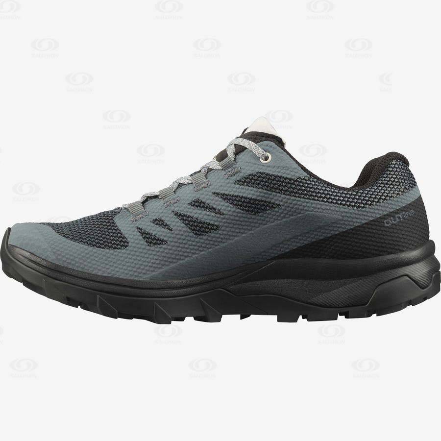Dámské Nepromokavé Boty Salomon OUTLINE GORE-TEX Šedé | CZ-S1478