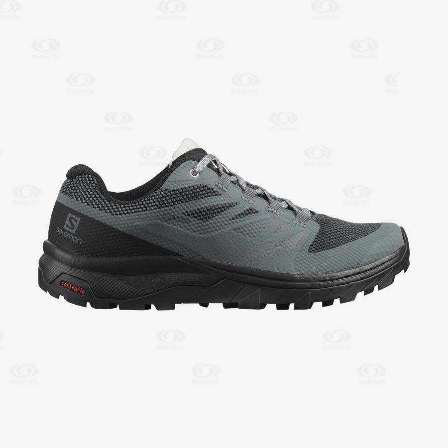 Dámské Nepromokavé Boty Salomon OUTLINE GORE-TEX Šedé | CZ-S1478