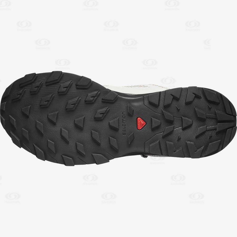 Dámské Nepromokavé Boty Salomon OUTLINE MID GORE-TEX Béžový | CZ-W3140