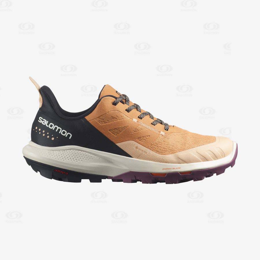 Dámské Nepromokavé Boty Salomon OUTPULSE GORE-TEX Hnědé | CZ-O2001