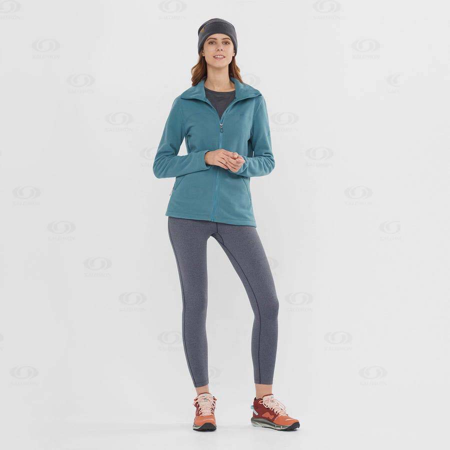 Dámské Nepromokavé Boty Salomon PREDICT HIKE MID GORE-TEX Oranžové | CZ-N1764