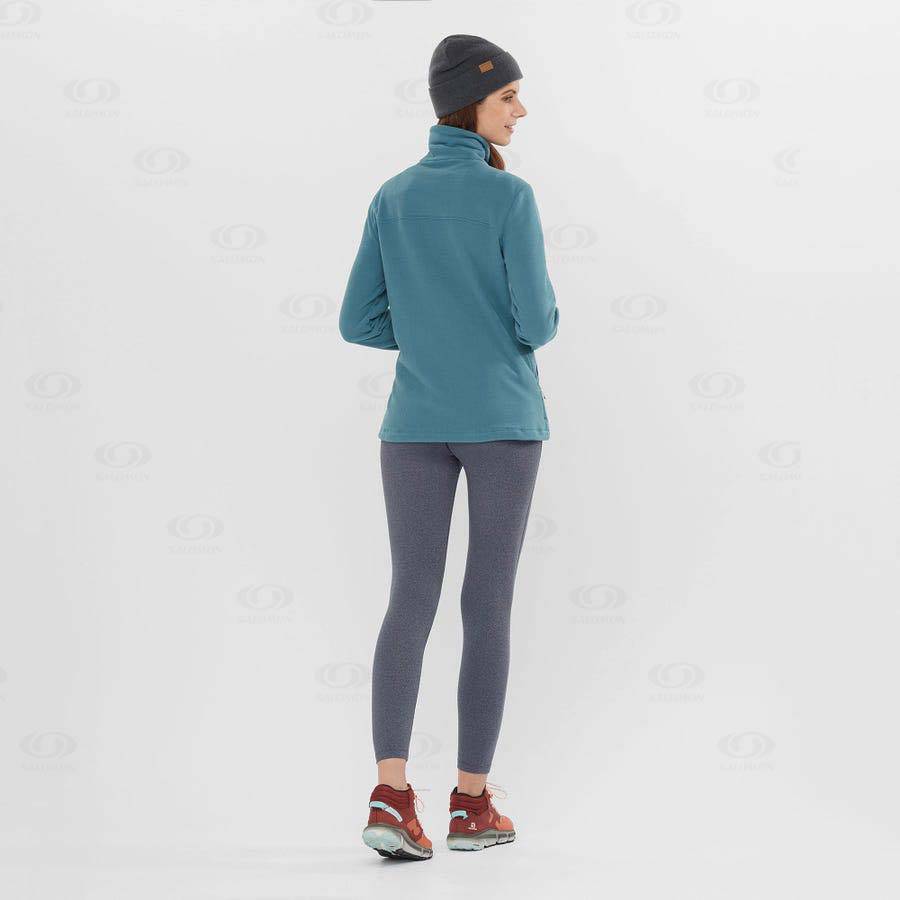 Dámské Nepromokavé Boty Salomon PREDICT HIKE MID GORE-TEX Oranžové | CZ-N1764