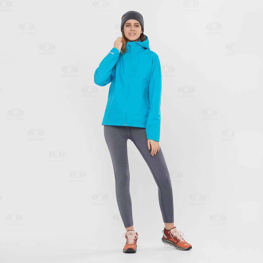 Dámské Nepromokavé Boty Salomon PREDICT HIKE MID GORE-TEX Oranžové | CZ-N1764