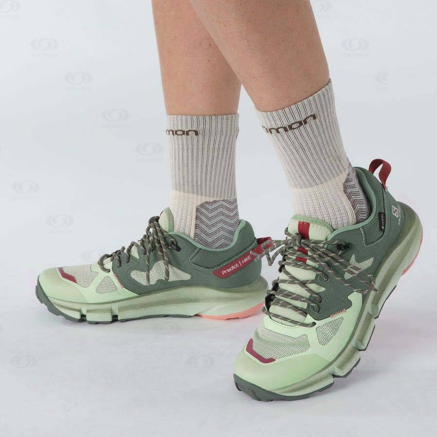Dámské Nepromokavé Boty Salomon PREDICT HIKE GORE-TEX Tyrkysové | CZ-W2940