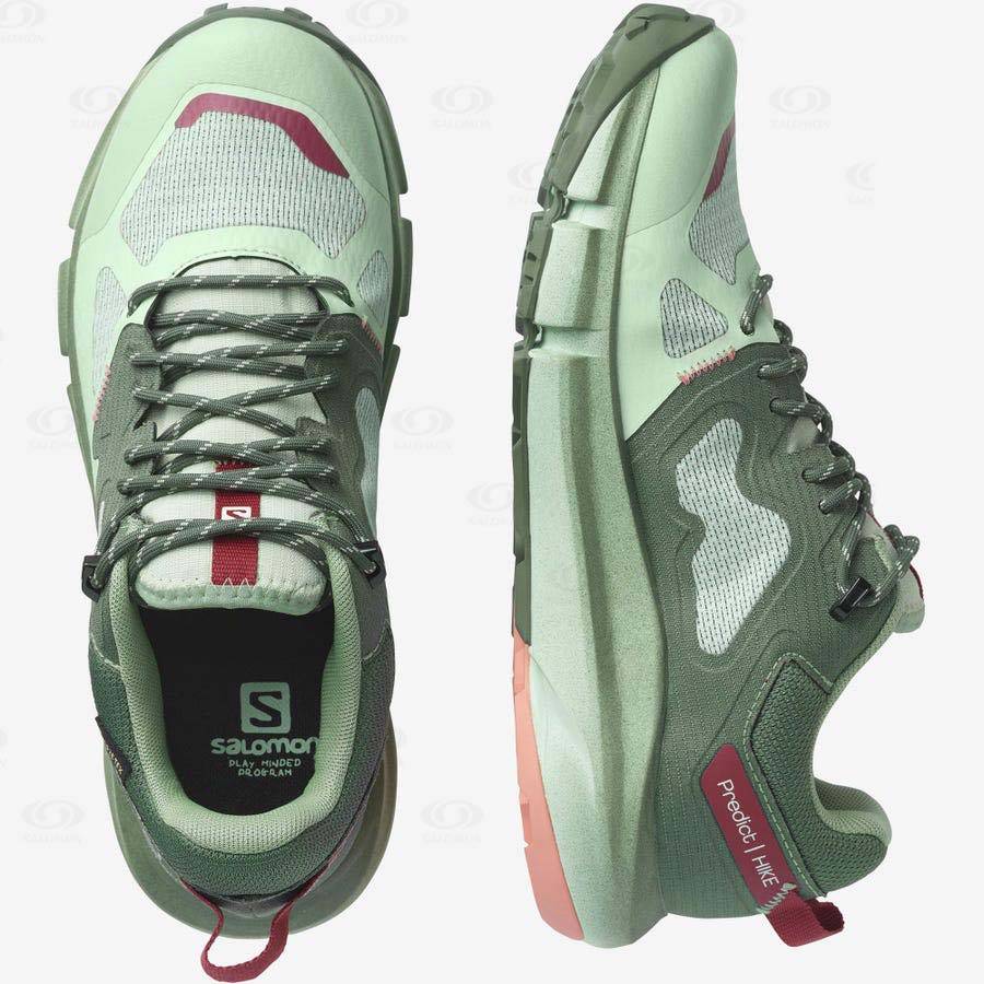Dámské Nepromokavé Boty Salomon PREDICT HIKE GORE-TEX Tyrkysové | CZ-W2940