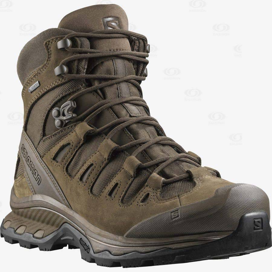 Dámské Nepromokavé Boty Salomon QUEST 4D GORE-TEX FORCES 2 EN Hnědé | CZ-M2049