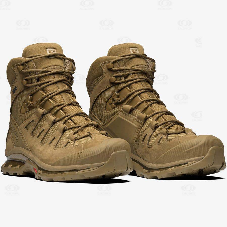 Dámské Nepromokavé Boty Salomon QUEST 4D GORE-TEX ADVANCED Hnědé | CZ-M2462