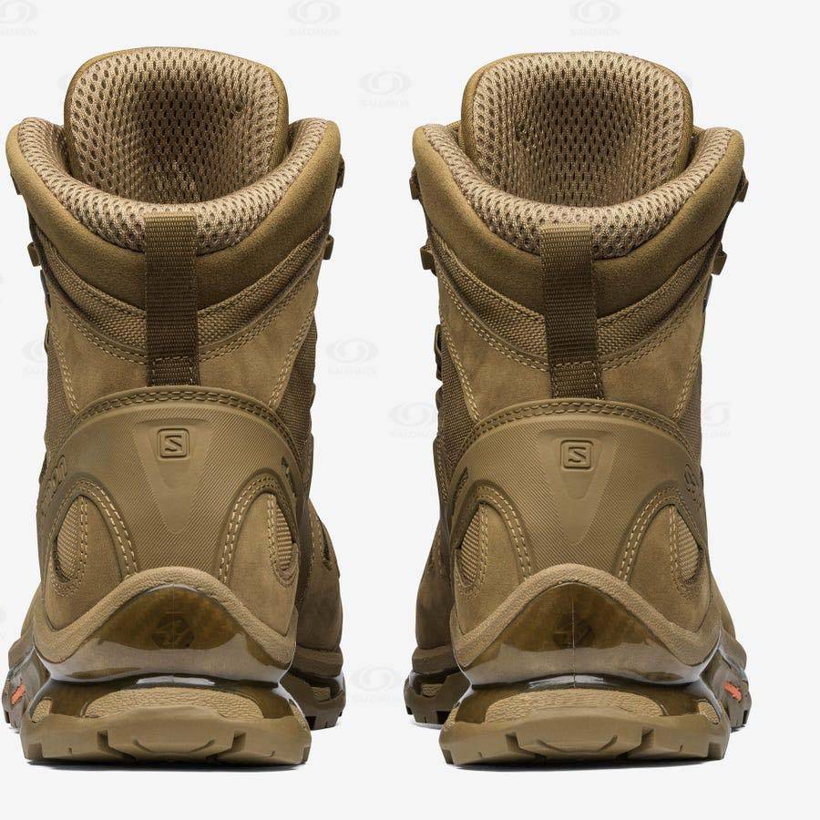Dámské Nepromokavé Boty Salomon QUEST 4D GORE-TEX ADVANCED Hnědé | CZ-M2462