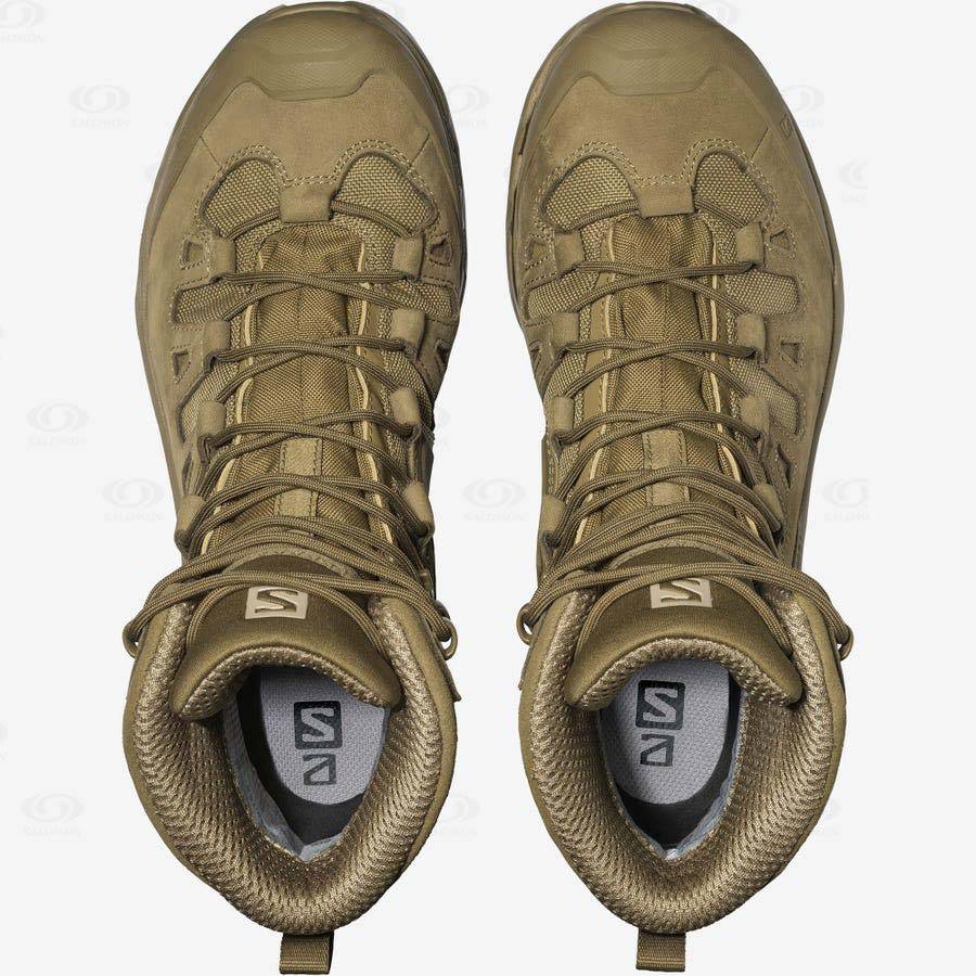 Dámské Nepromokavé Boty Salomon QUEST 4D GORE-TEX ADVANCED Hnědé | CZ-M2462