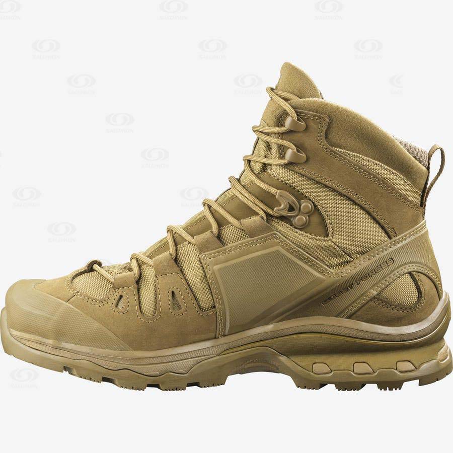 Dámské Nepromokavé Boty Salomon QUEST 4D GORE-TEX FORCES 2 Hnědé | CZ-O1838