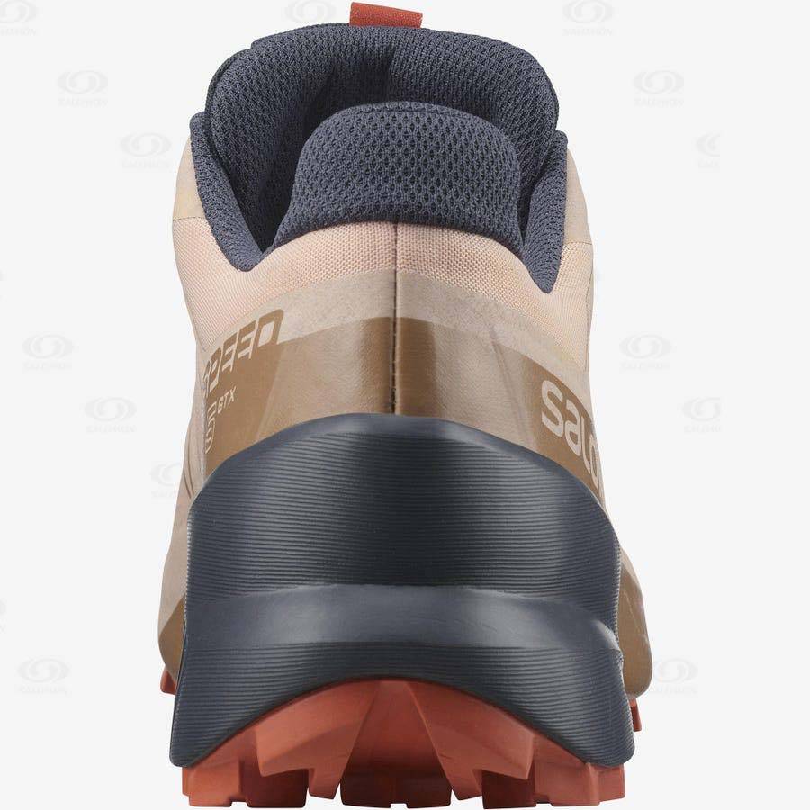 Dámské Nepromokavé Boty Salomon SPEEDCROSS 5 GORE-TEX Hnědé | CZ-W1210