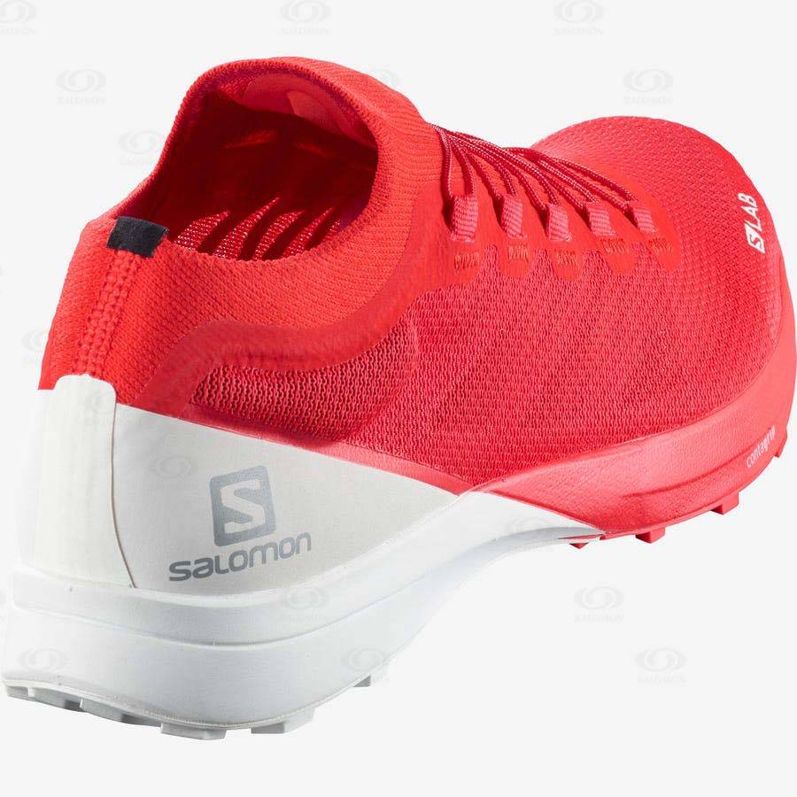 Dámské Nepromokavé Boty Salomon S/LAB SENSE 8 Červené | CZ-S1723