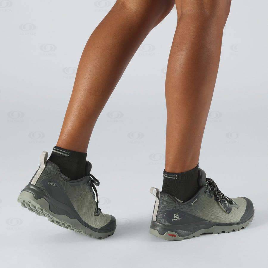 Dámské Nepromokavé Boty Salomon VAYA GORE-TEX Olivy Zelené | CZ-O1635