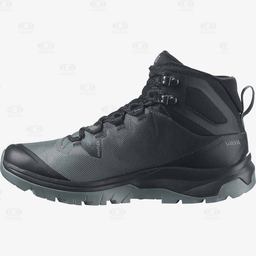 Dámské Nepromokavé Boty Salomon VAYA MID GORE-TEX Černé | CZ-S1499