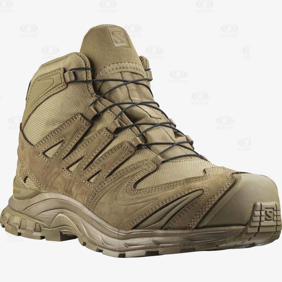Dámské Nepromokavé Boty Salomon XA FORCES MID GORE-TEX Hnědé | CZ-O1075