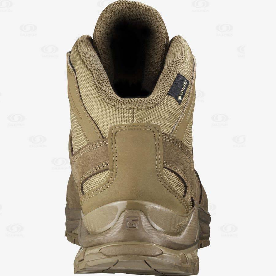 Dámské Nepromokavé Boty Salomon XA FORCES MID GORE-TEX Hnědé | CZ-O1075