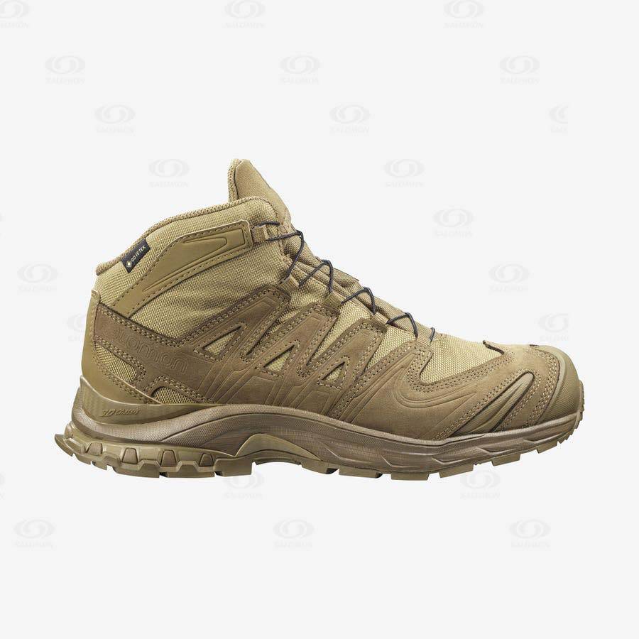Dámské Nepromokavé Boty Salomon XA FORCES MID GORE-TEX Hnědé | CZ-O1075