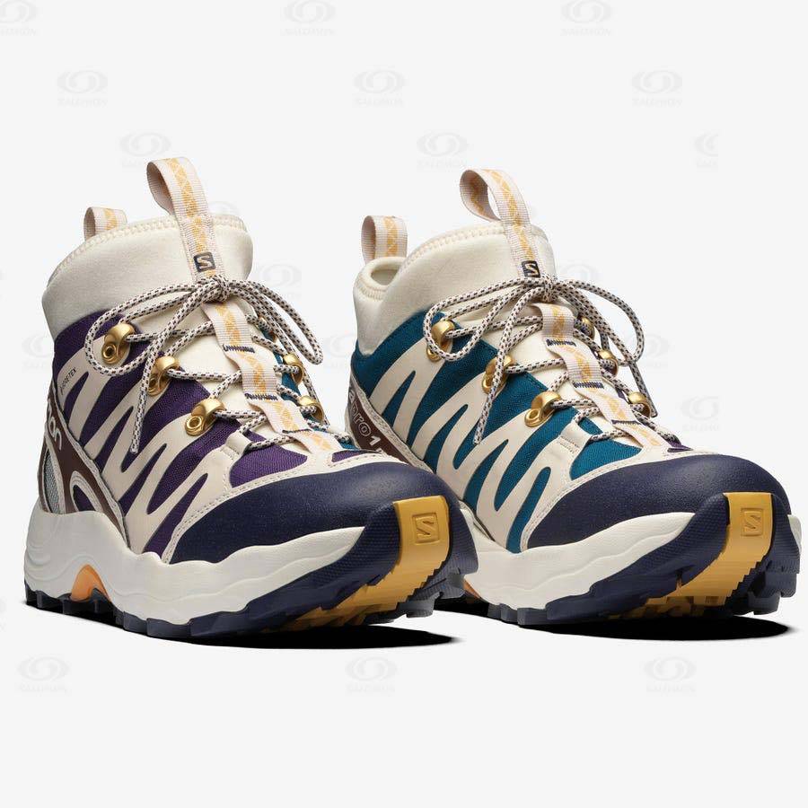 Dámské Nepromokavé Boty Salomon XA PRO 1 MID GORE-TEX Béžový | CZ-N1680