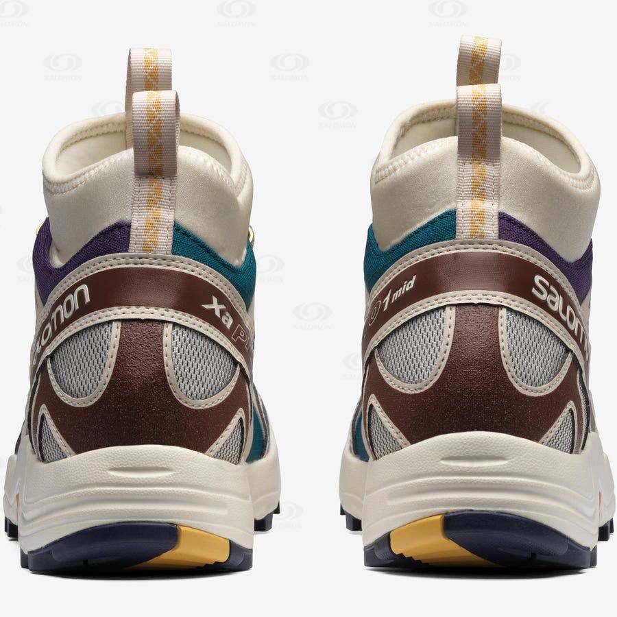 Dámské Nepromokavé Boty Salomon XA PRO 1 MID GORE-TEX Béžový | CZ-N1680