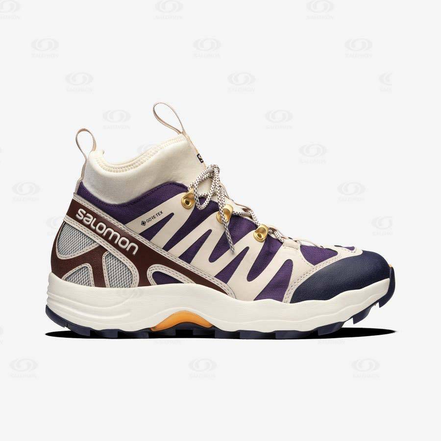 Dámské Nepromokavé Boty Salomon XA PRO 1 MID GORE-TEX Béžový | CZ-N1680