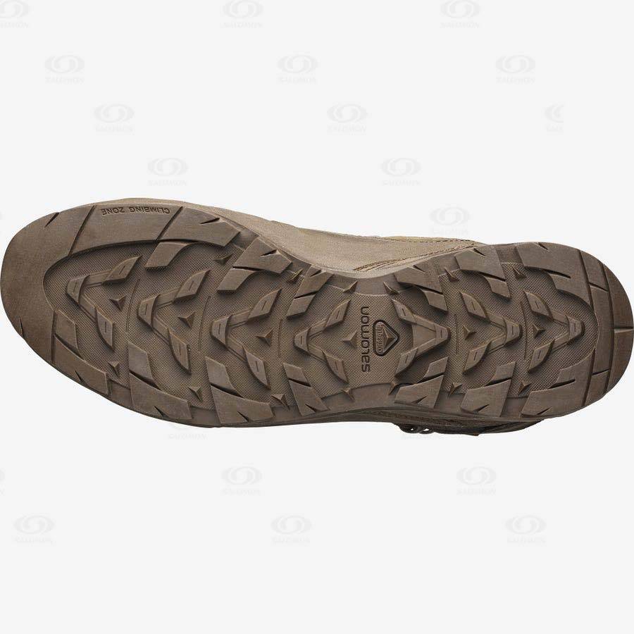 Dámské Nepromokavé Boty Salomon X ALP GORE-TEX FORCES Hnědé | CZ-L2222