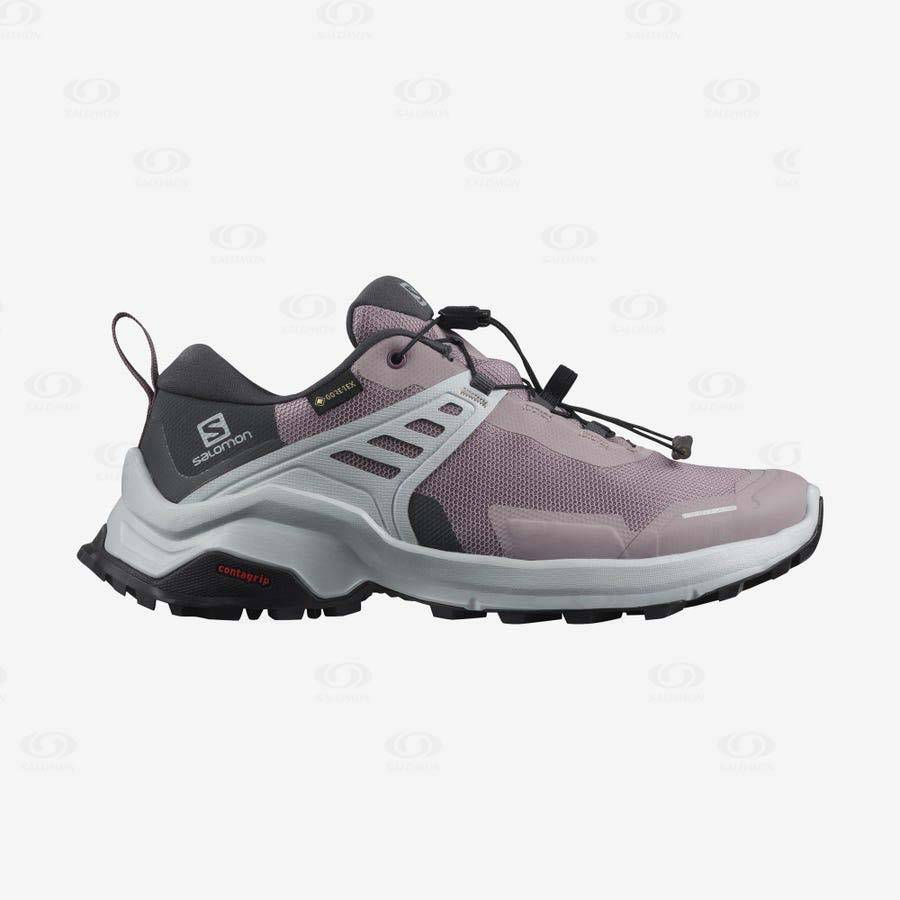 Dámské Nepromokavé Boty Salomon X RAISE GORE-TEX Fialové | CZ-S1443