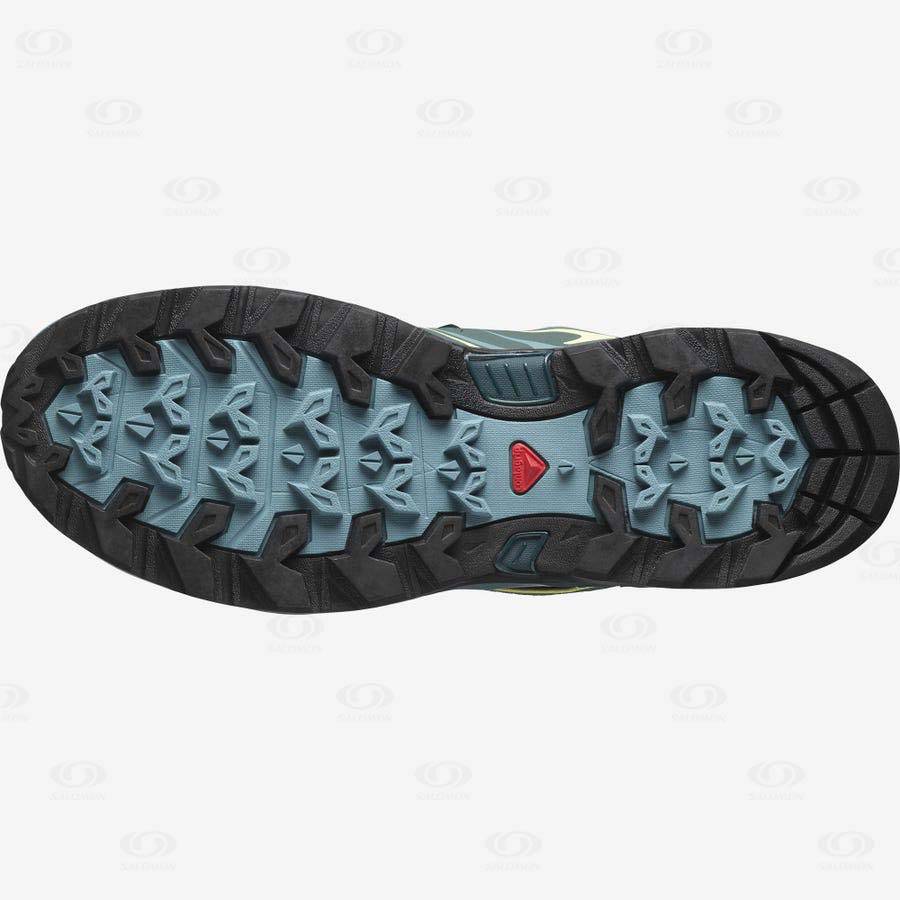 Dámské Nepromokavé Boty Salomon X ULTRA 3 GORE-TEX Zelene | CZ-M1517