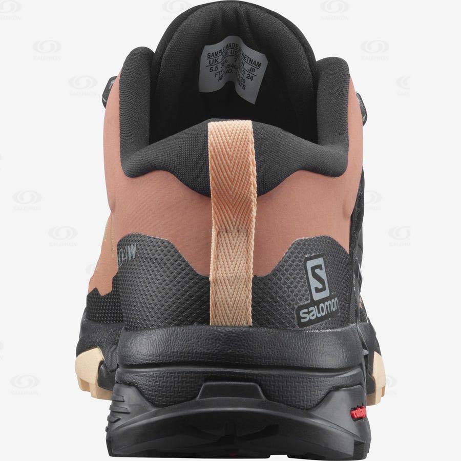 Dámské Nepromokavé Boty Salomon X ULTRA 4 GORE-TEX Hnědé | CZ-M2483