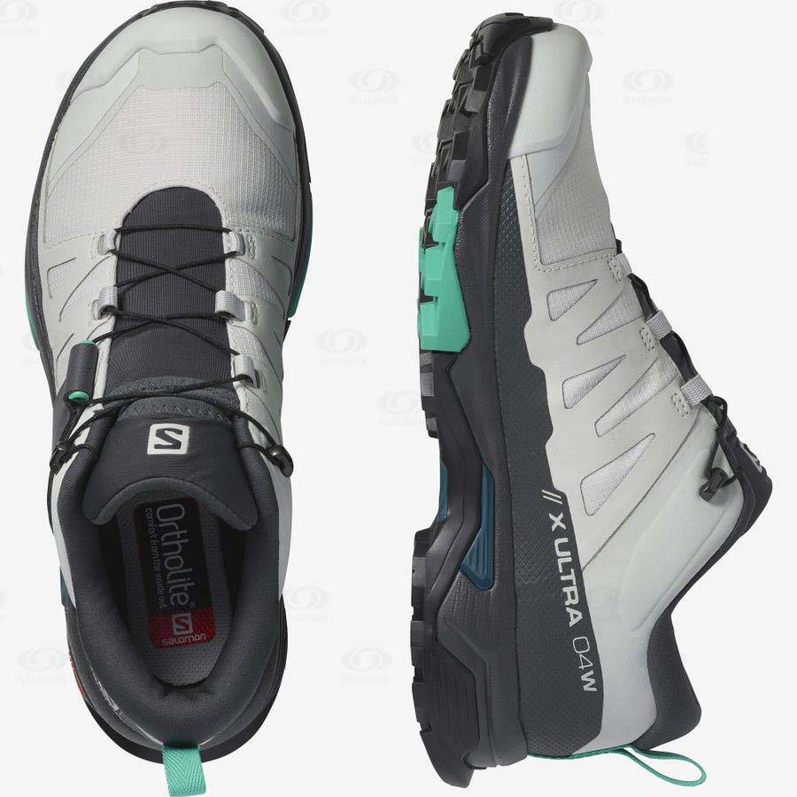Dámské Nepromokavé Boty Salomon X ULTRA 4 GORE-TEX Béžový | CZ-O1868
